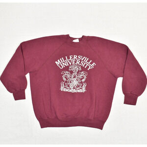 Bassett-Walker Women Sweatshirt Cotton Blend Red Size XL Millersville University